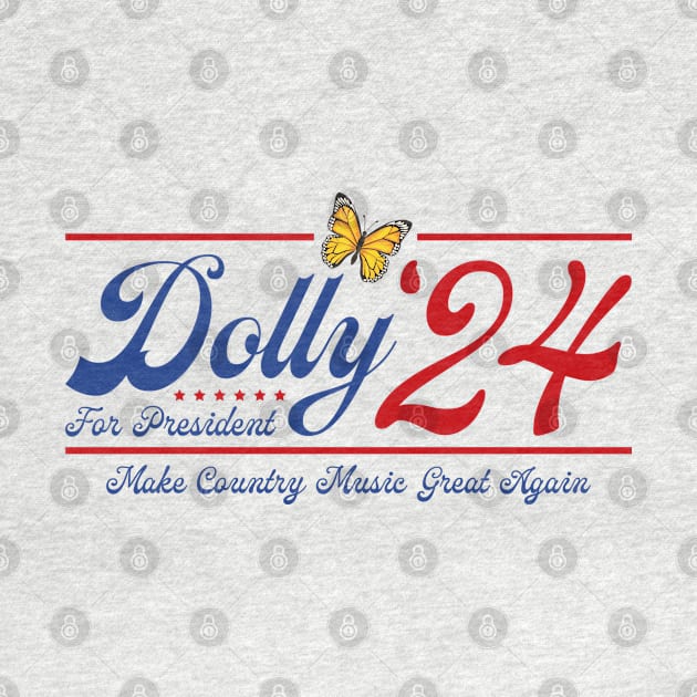 Dolly Parton 2024 For President by flataffex